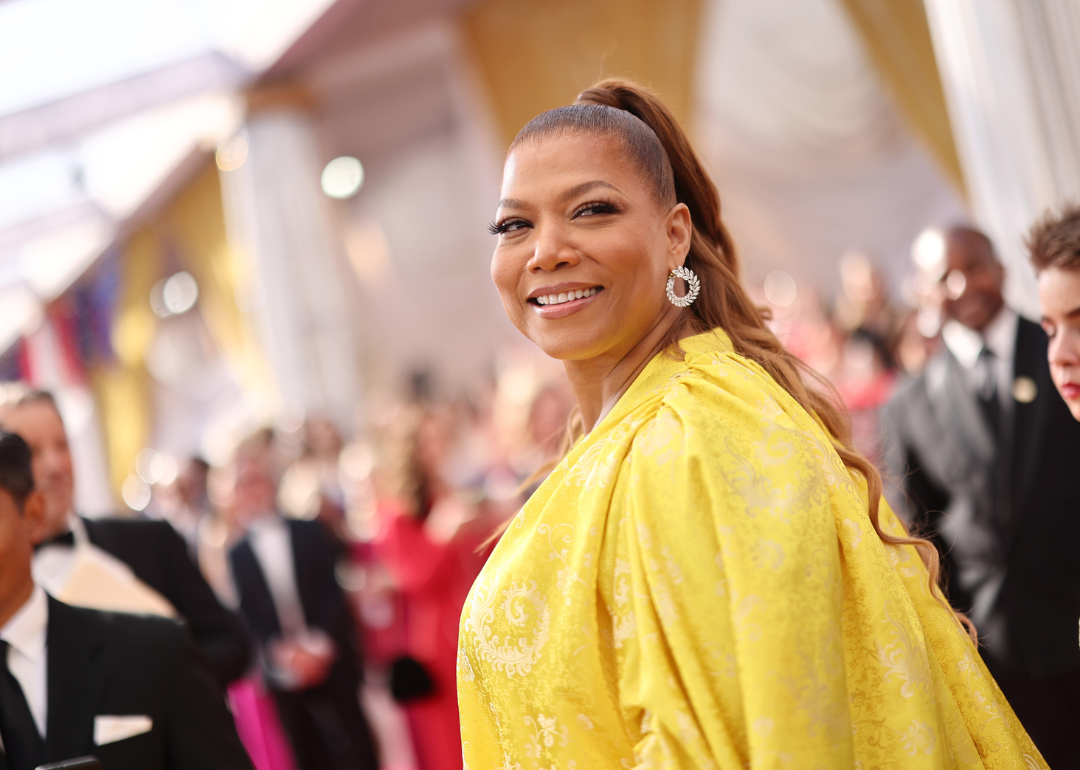Queen Latifah attends the Academy Awards.