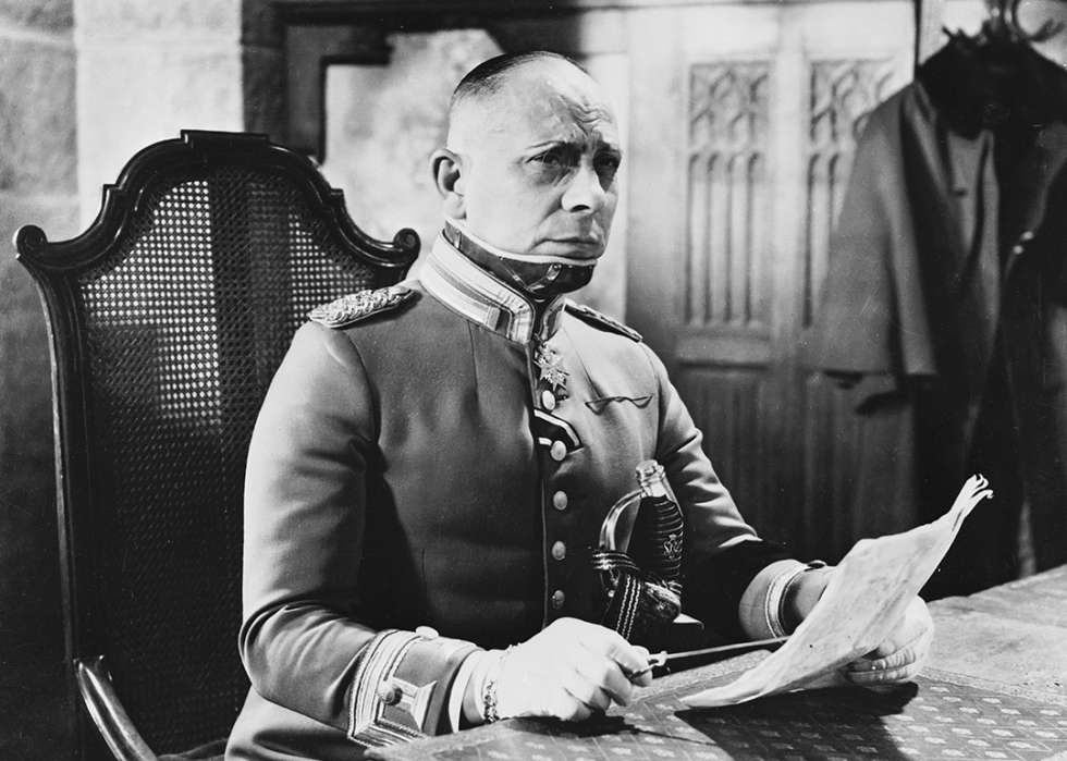 Erich von Stroheim in ‘The Grand Illusion’.