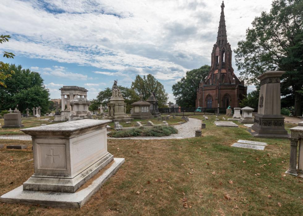 Green Mount Cemetery in Baltimore.