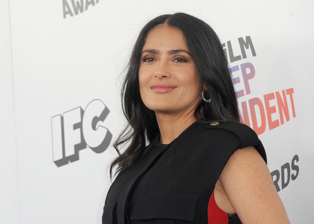 Salma Hayek attends event.