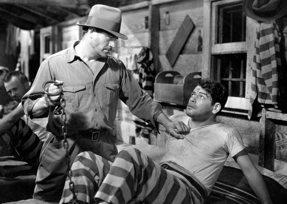 Paul Muni in a scene from I Am A Fugitive From A Chain Gang’.