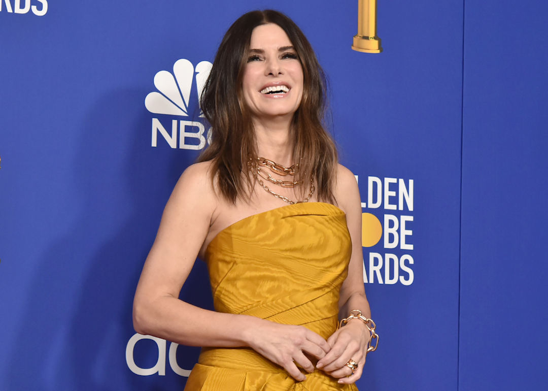 Sandra Bullock attends The 77th Golden Globes Awards.