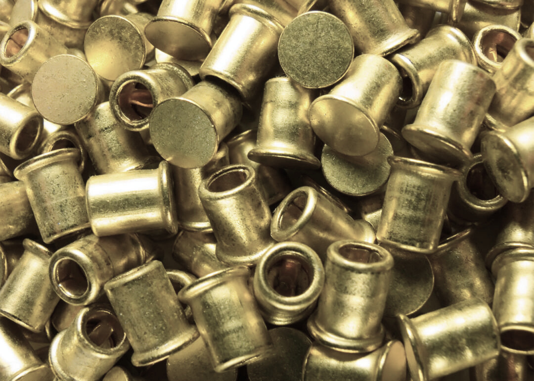 A pile of percussion caps.
