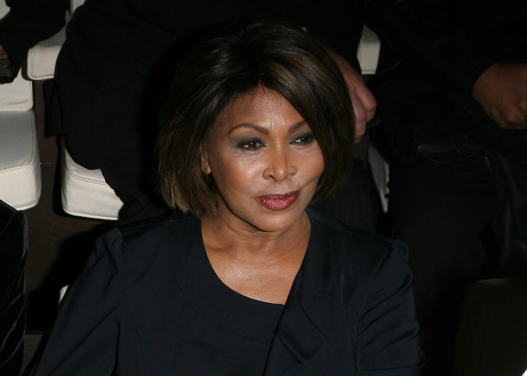 Tina Turner at Milan Fashion Week in 2007.