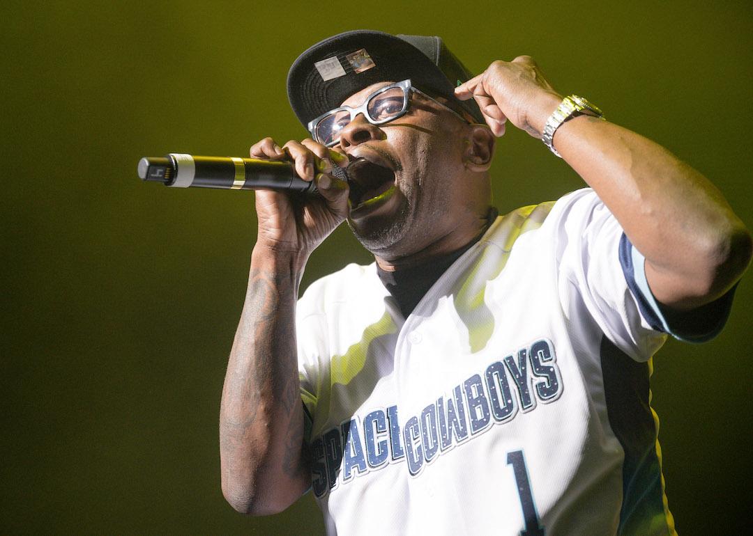 Rapper Scarface performing onstag in 2023.