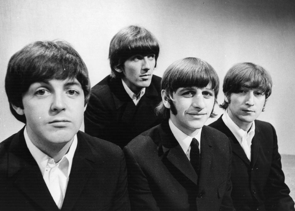 Beatles At The BBC Television Studios in London.
