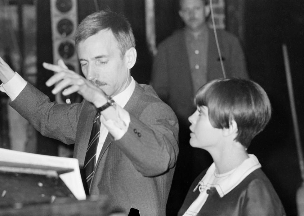 Paul Mauriat conducting.