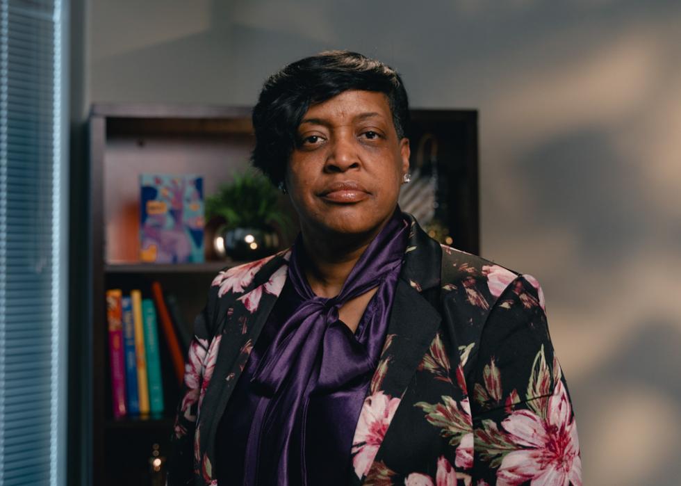 Sabrina Cuby-King, principal of Phillis Wheatley High School
