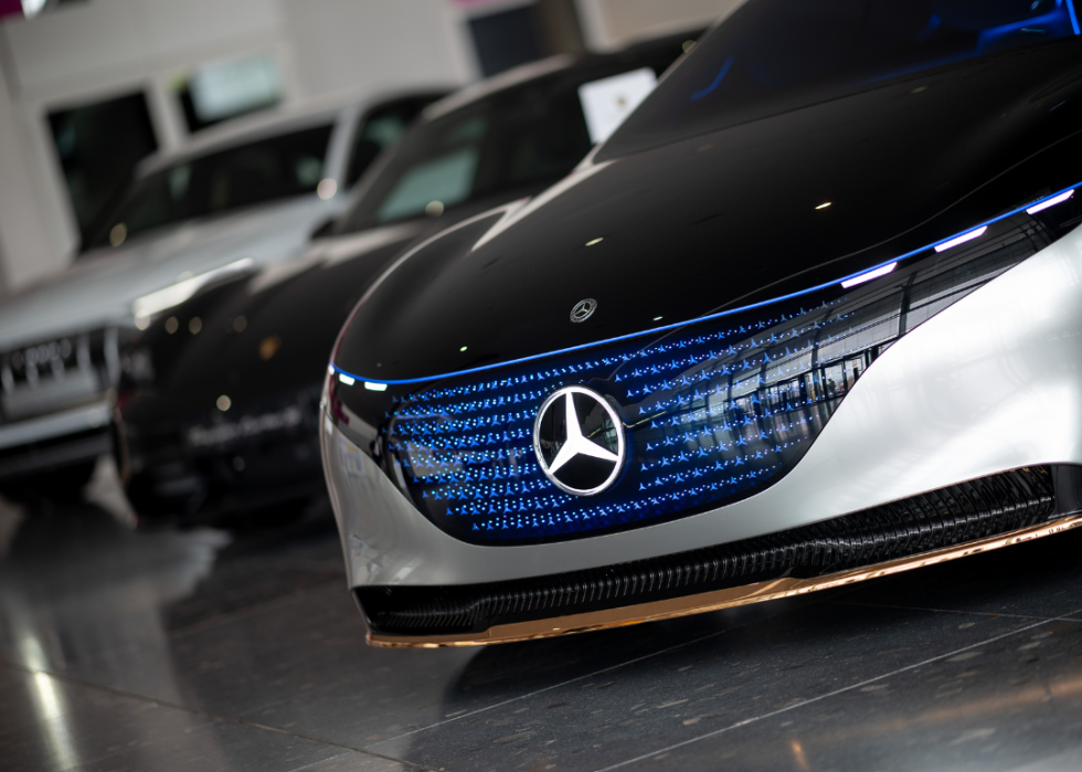 A show car Mercedes Vision EQS