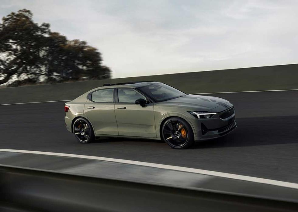 drab green polestar 2 