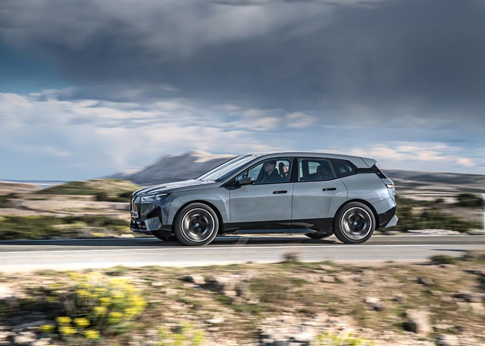 bmw iX driving