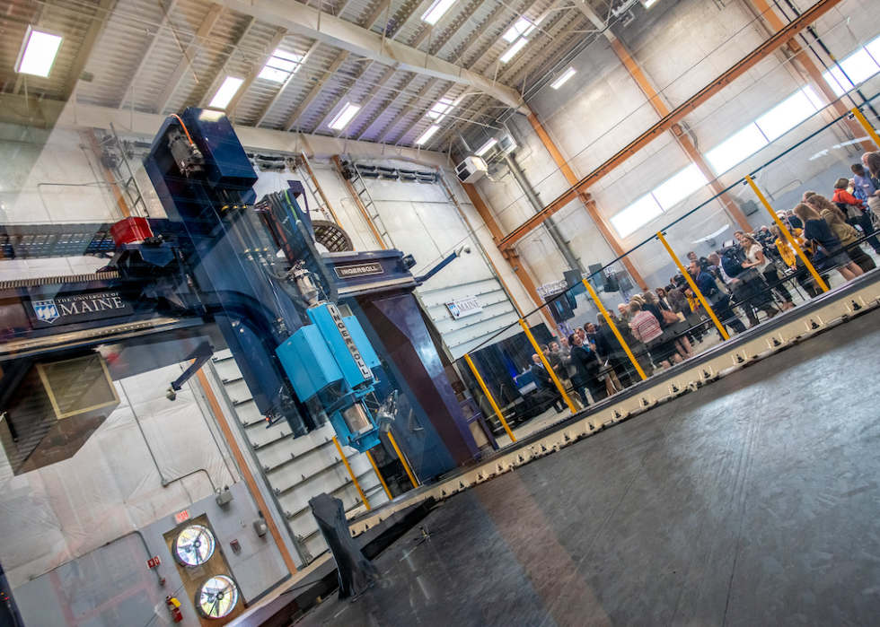 The BioHome3D prototype was printed on the world's largest 3D polymer printer
