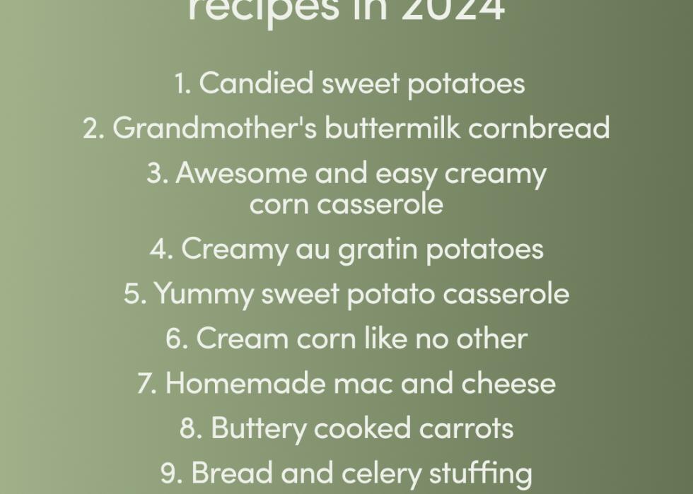 Hers' list of 10 unhealthiest Thanksgiving side dishes.