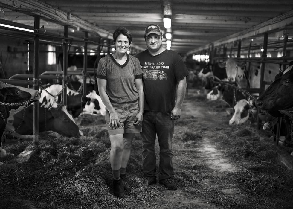 Renee and Chet Baker of Hillside Homestead Dairy.