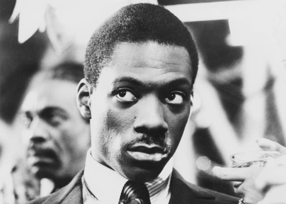 Eddie Murphy in a scene from the Paramount Pictures movie 'Trading Places' in 1983 in New York City, New York.