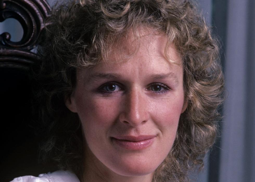 Award-winning actress Glenn Close at home in her Chelsea apartment in New York City, July 1982.