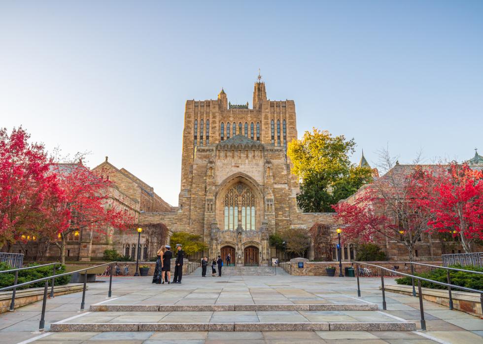 A building at Yale University.