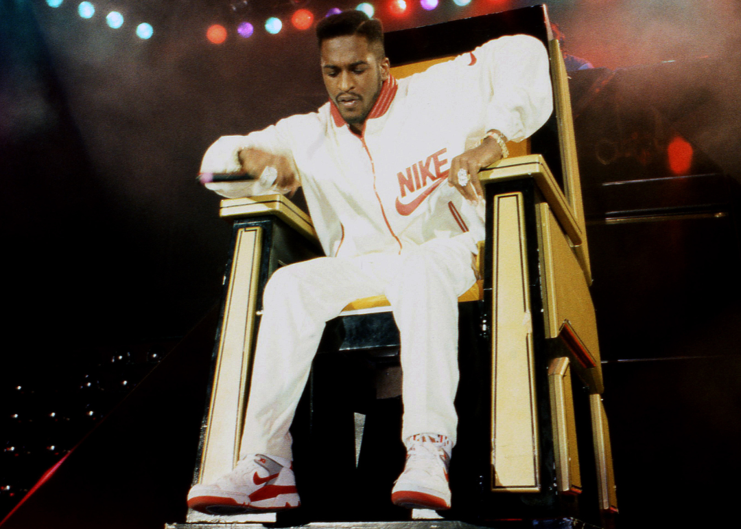 Rakim of Eric B. & Rakim performs onstage.