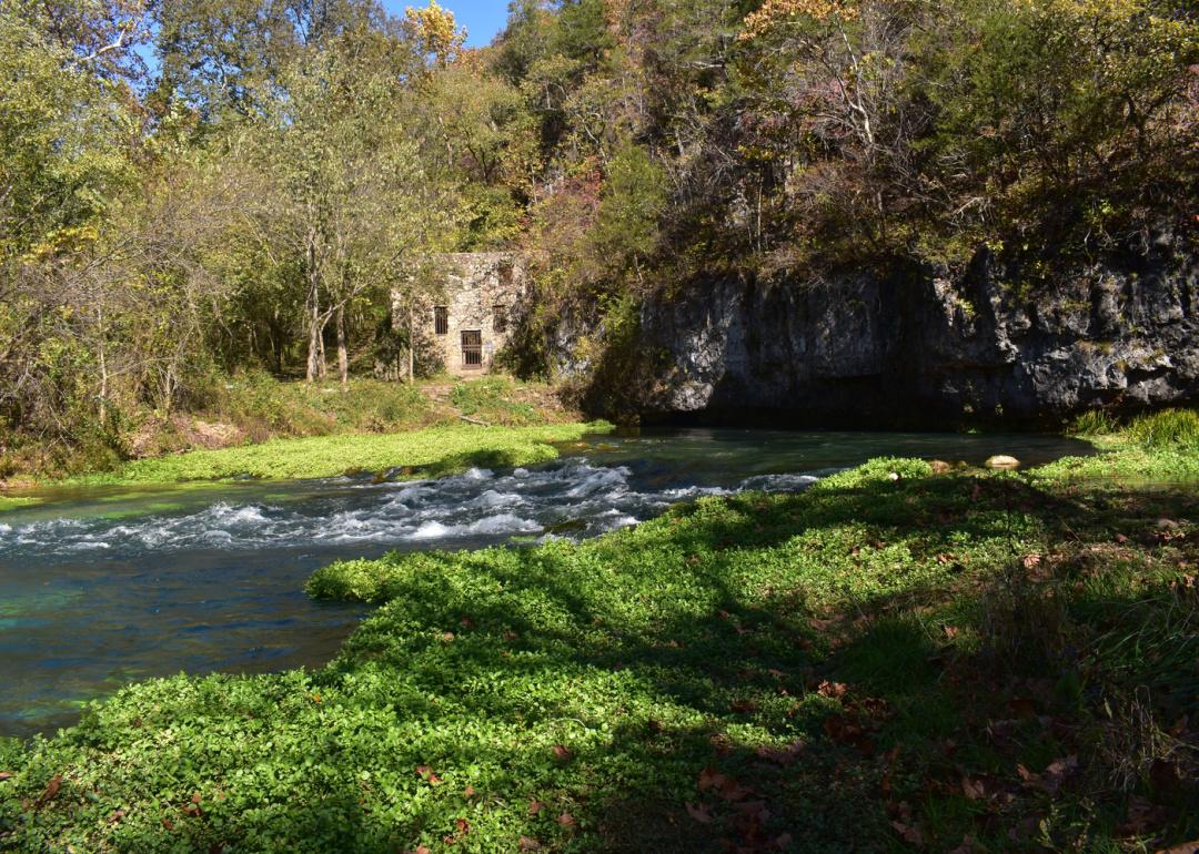 Ruins on the banks of Welch Spring.