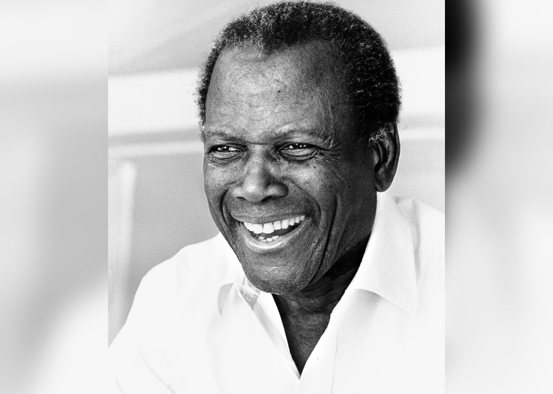 Portrait of Sidney Poitier.