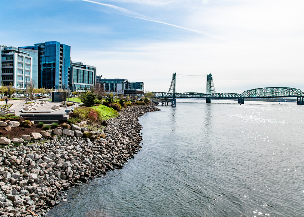 Oregon-Washington Bridge in Vancouver.