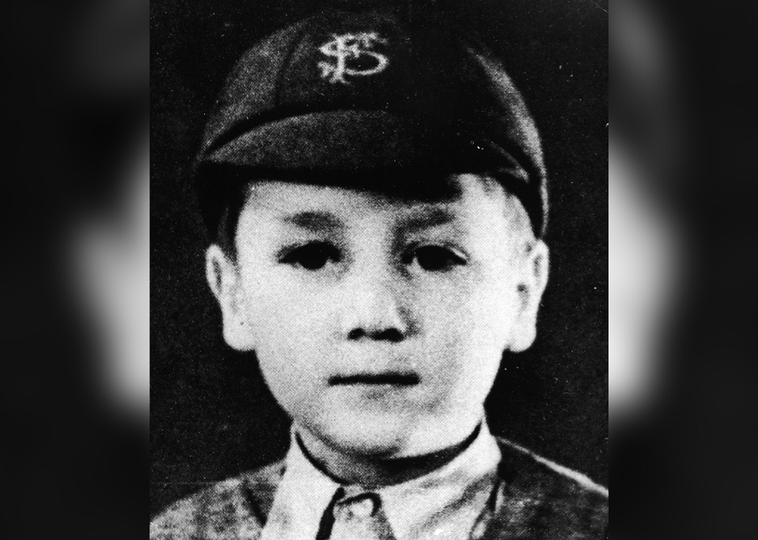 School portrait of John Lennon.