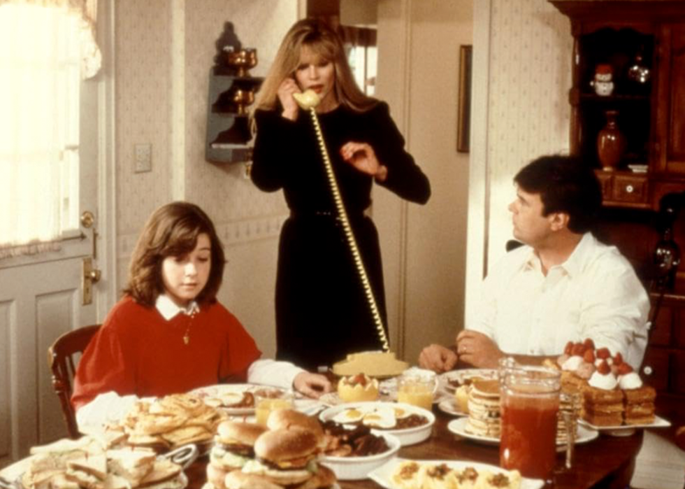 Dan Aykroyd, Kim Basinger, and Alyson Hannigan in ‘My Stepmother Is an Alien’.