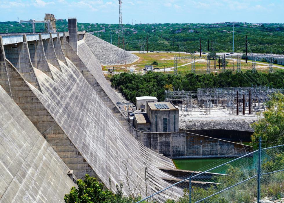 Lake Travis Dam.