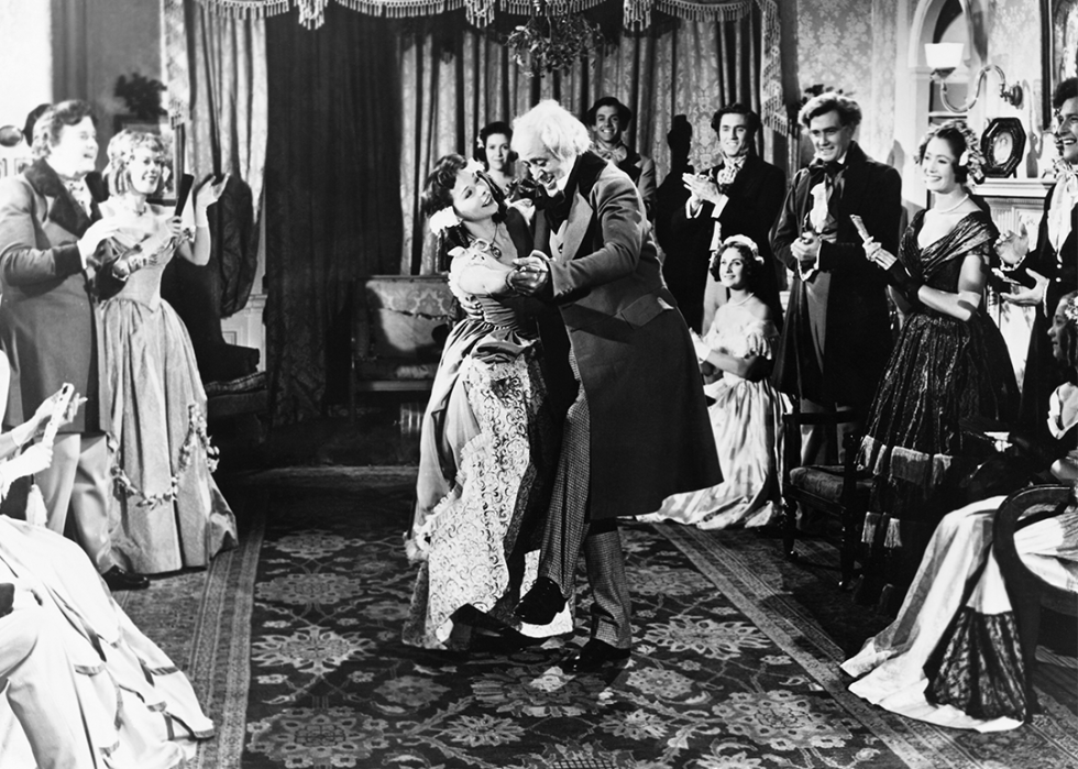 A scene from the film A Christmas Carol with Alastair Sim.
