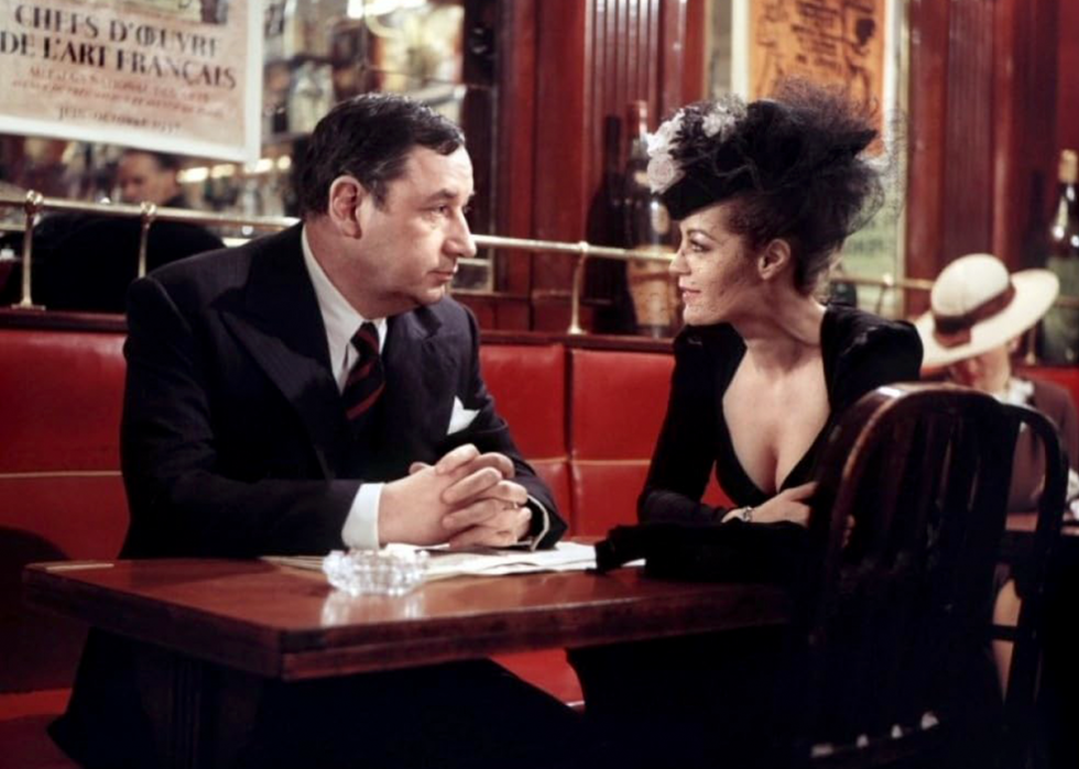 Romy Schneider and Philippe Noiret in ‘The Old Gun’.