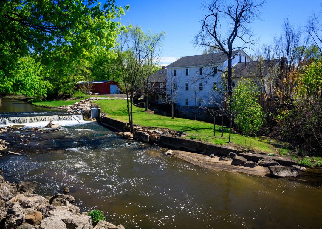 Tritts Mill and river.
