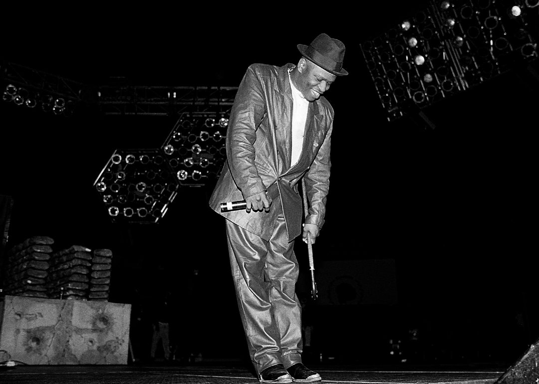 Scarface performs onstage.
