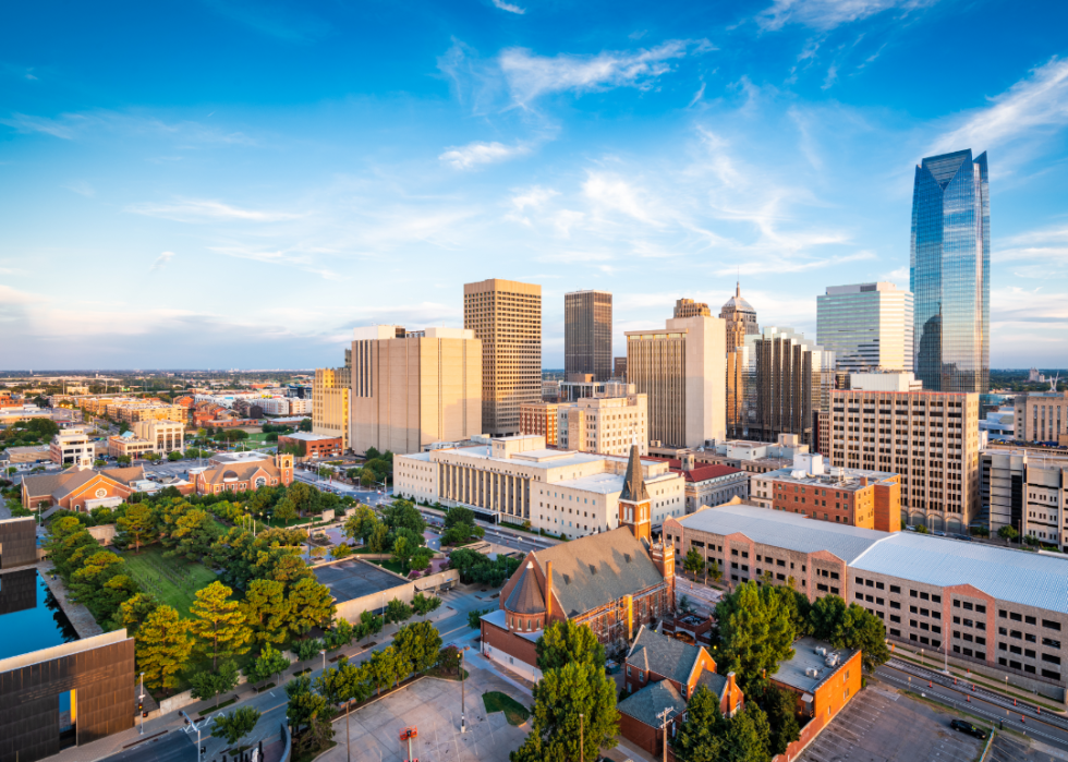 Downtown Oklahoma City.