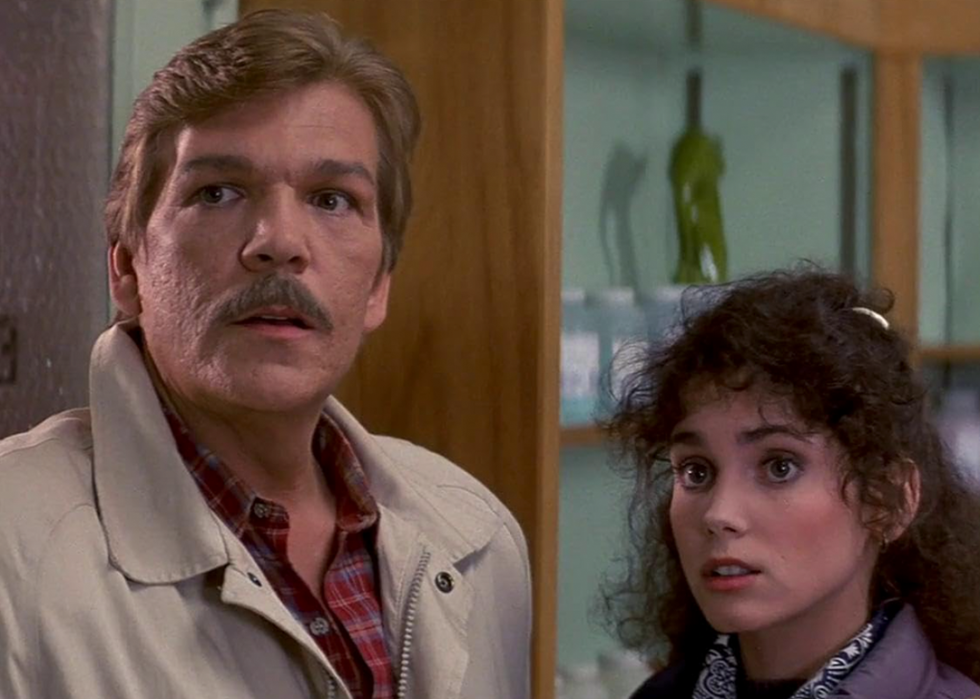 Tom Atkins and Stacey Nelkin in ‘Halloween III: Season of the Witch’.