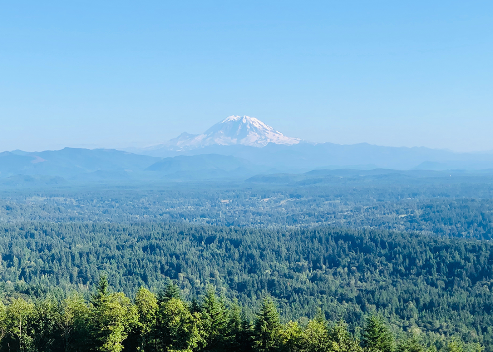 Mt. Rainier view from Poo Poo Point.