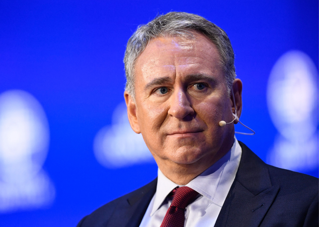 Ken Griffin speaks at event.