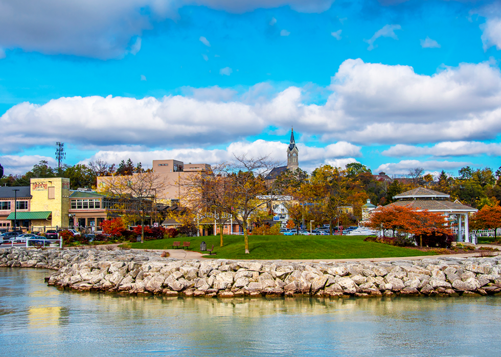 Port Washington Town view from water.