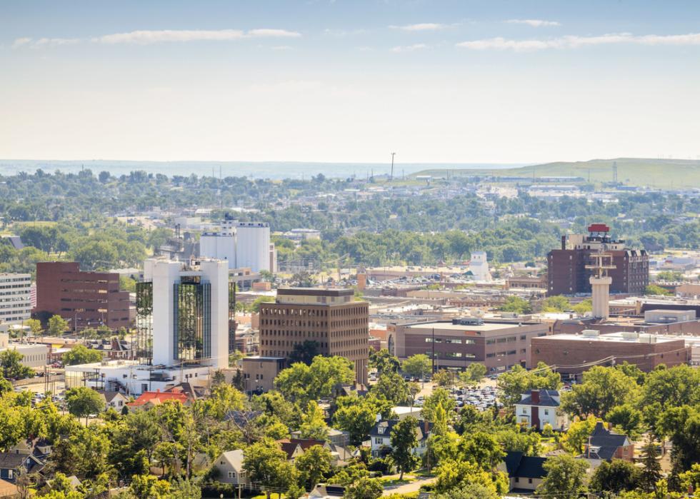 Rapid City aerial view.