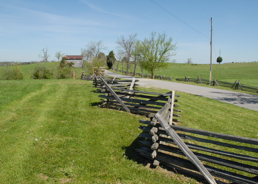 Rural country road.