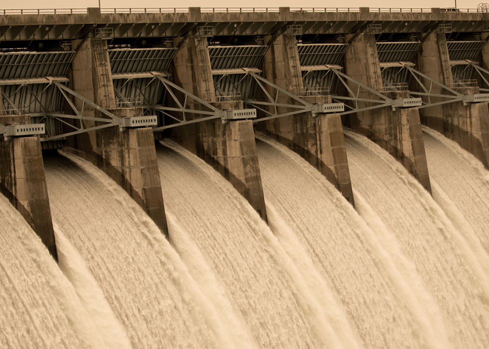 Table Rock Dam in Branson.