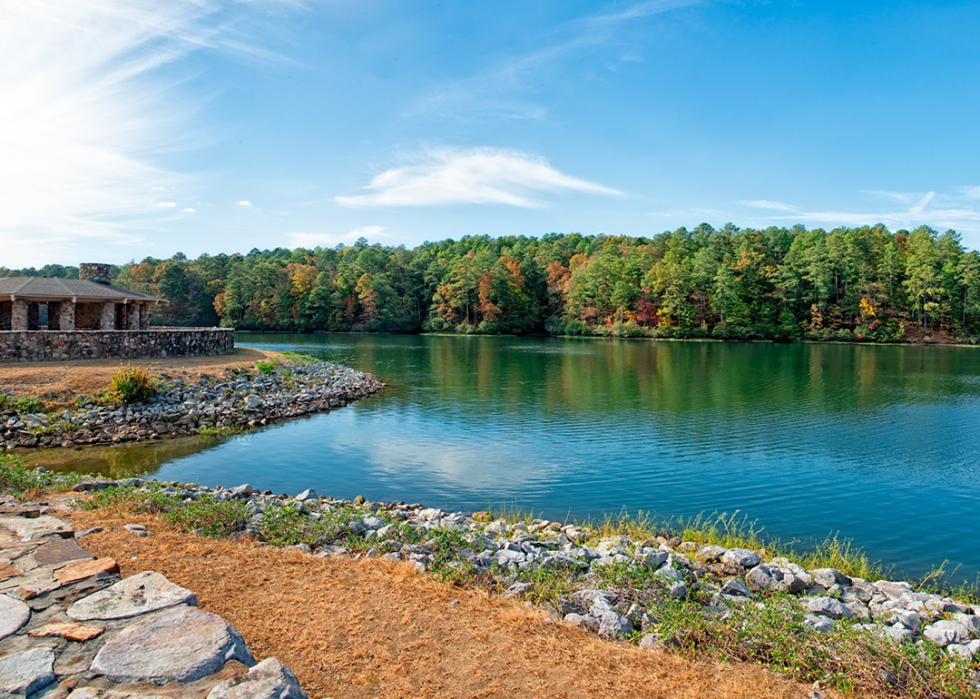 Scenic view in Oak Mountain State Park.