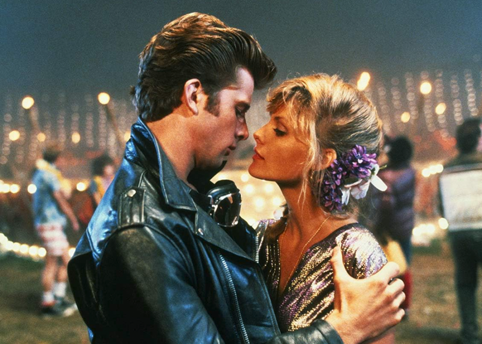 Michelle Pfeiffer and Maxwell Caulfield in ‘Grease 2’.