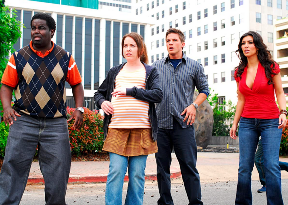 Actors perform a scene from 'Disaster Movie.'