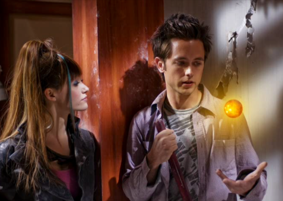 Emmy Rossum and Justin Chatwin in ‘Dragonball Evolution’.