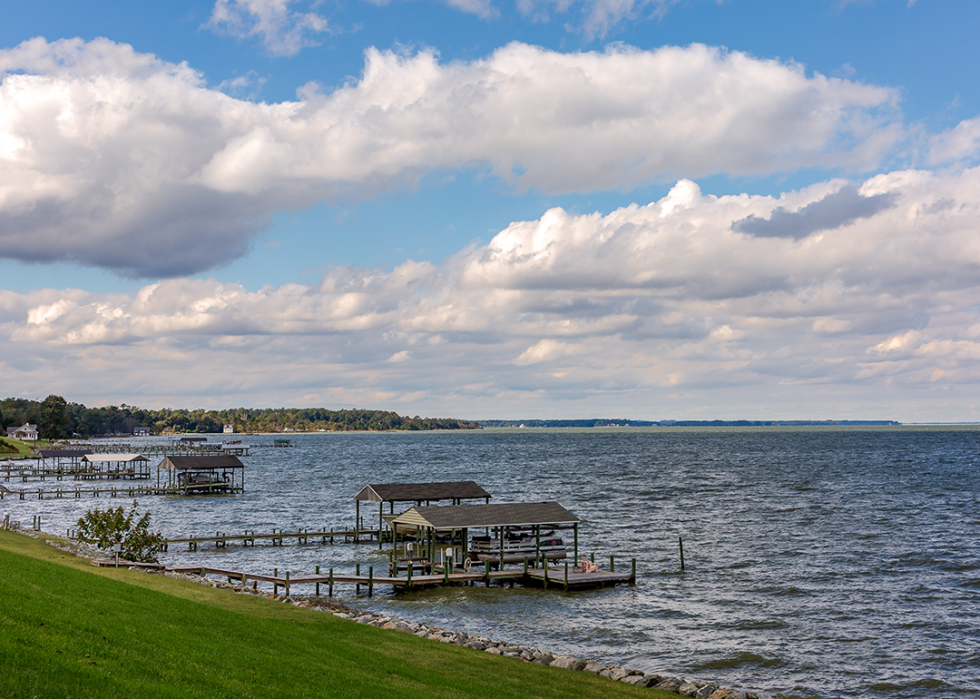 The Rappahannock River in Saluda.