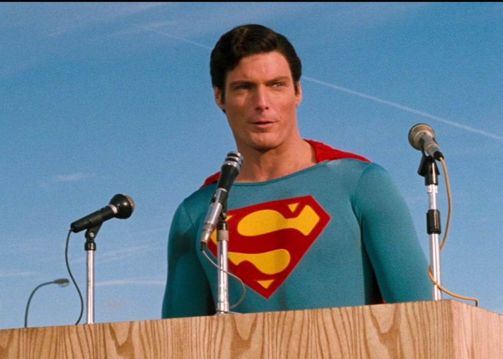 Christopher Reeve in ‘Superman IV: The Quest for Peace’.