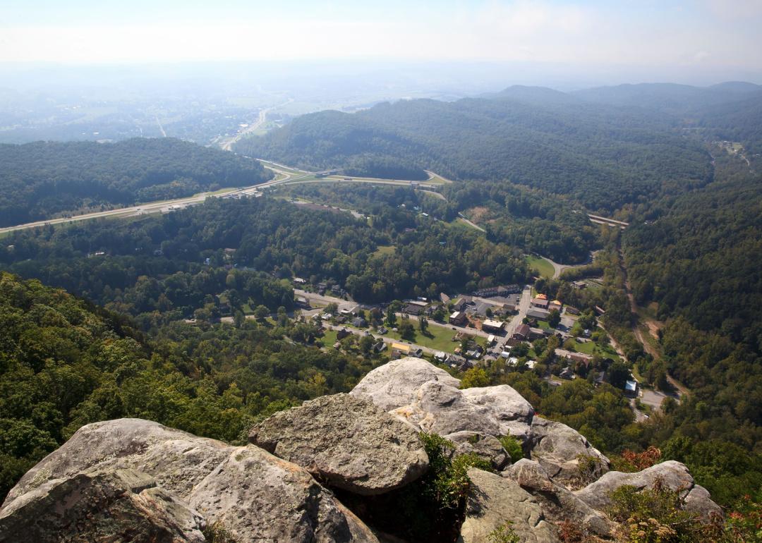 Cumberland Gap from Pinnacle Overlook.