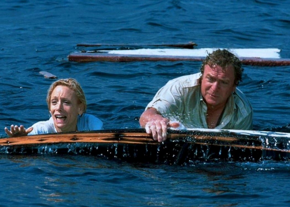 Michael Caine and Lorraine Gary in ‘Jaws: The Revenge’.