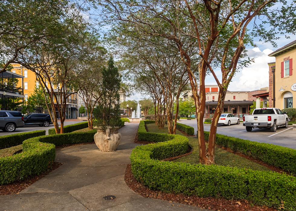 Main Street at the River Village in Lafayette.