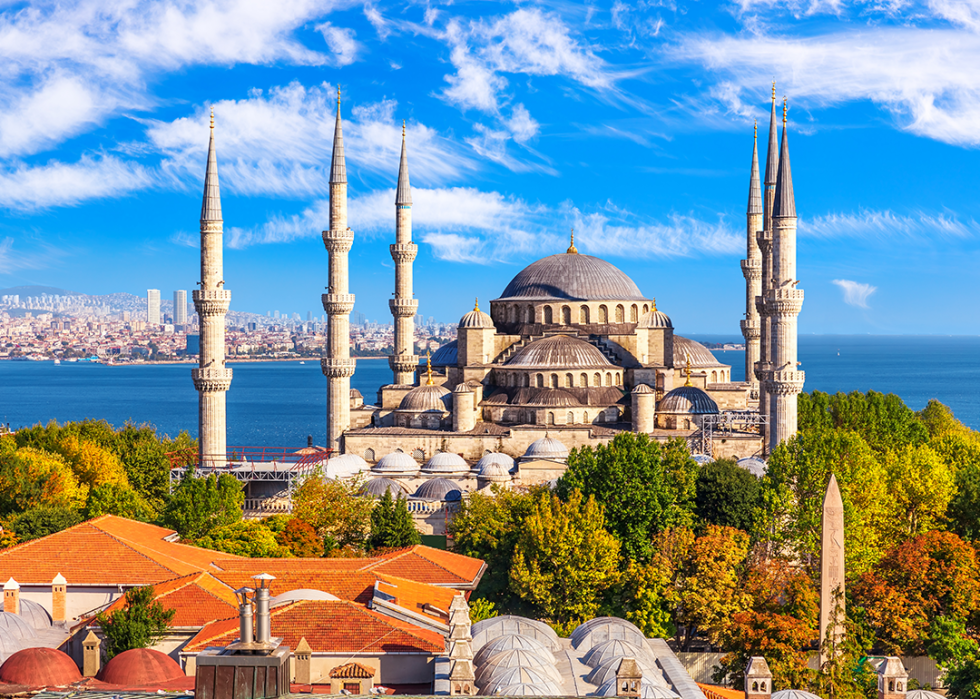 The Blue Mosque in Istanbul.